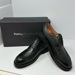 NEW!! Vintage Foundry Co. Mens Sz 10.5 Lior Black Oxford Shoes $129